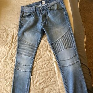 Biker jeans